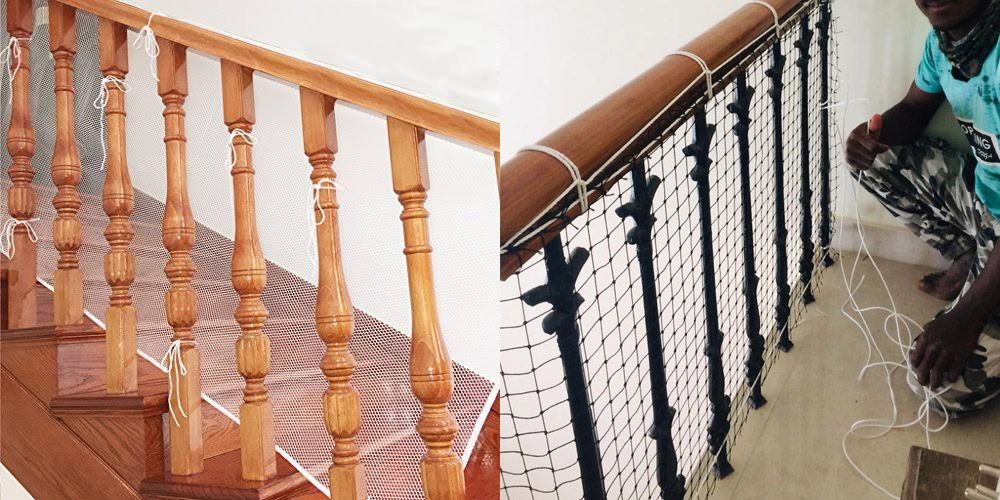 Staircase Safety Nets in Bangalore | Call 7676882963 for Price/cost
